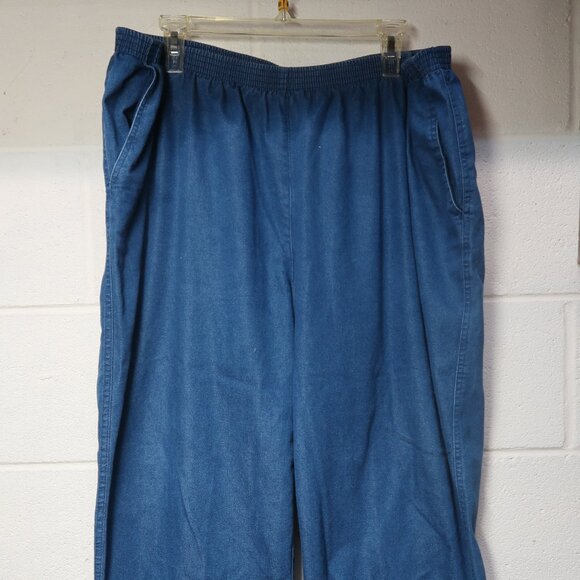 Woman Within Blue Denim Jeans Size 26WP - Picture 1 of 8